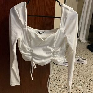 SHEIN long sleeve shirt white never worn